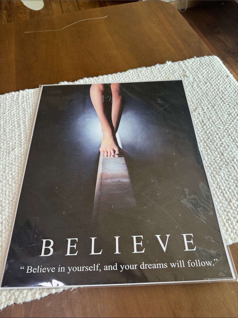 Motivational Poster for Gymnasts